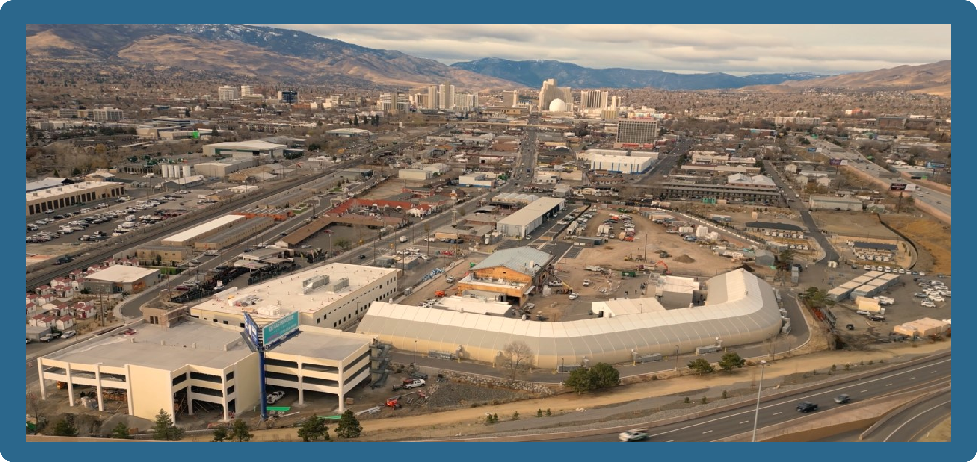 Cares Campus aerial image